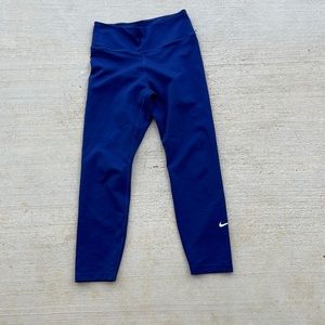 Blue Nike leggings